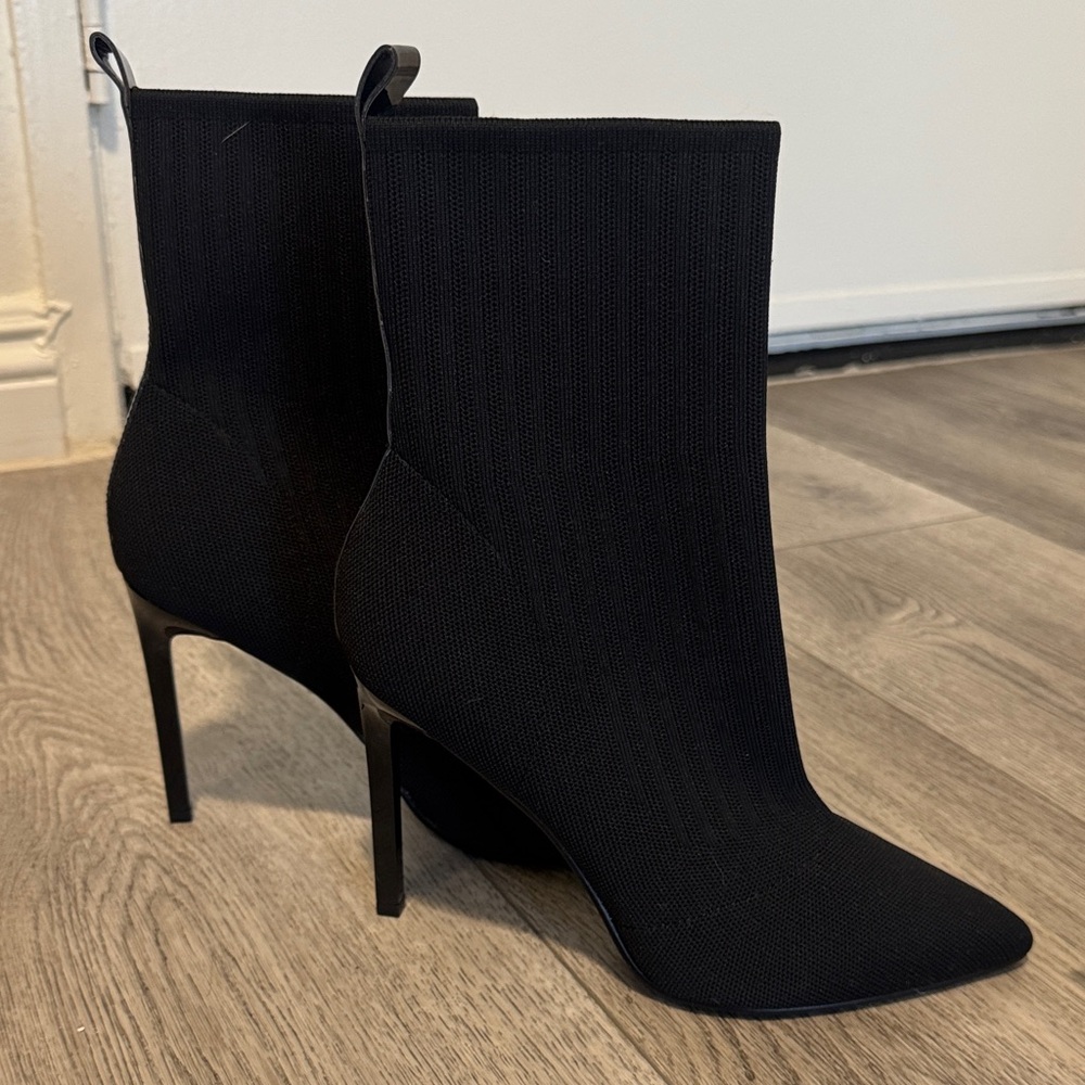 Nine West Black TEOY Heeled Booties